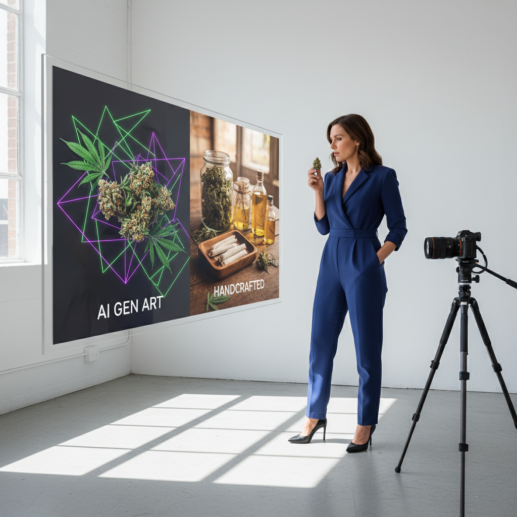 ai-art-trap-cannabis editorial visualization
