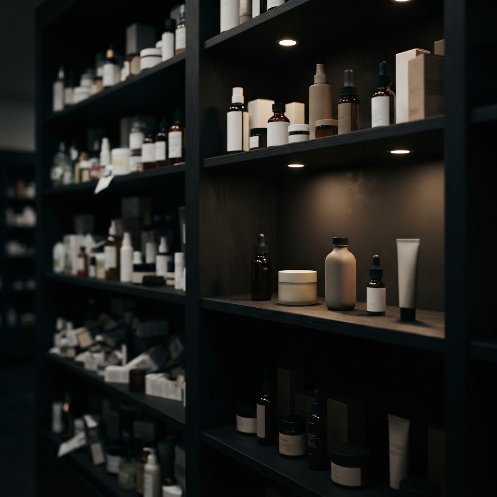 A focused product shelf with a small set of relevant choices