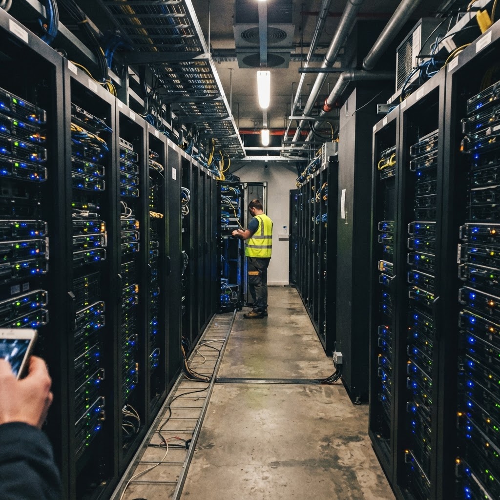 The infrastructure that replaced your team Server room corridor with blinking lights