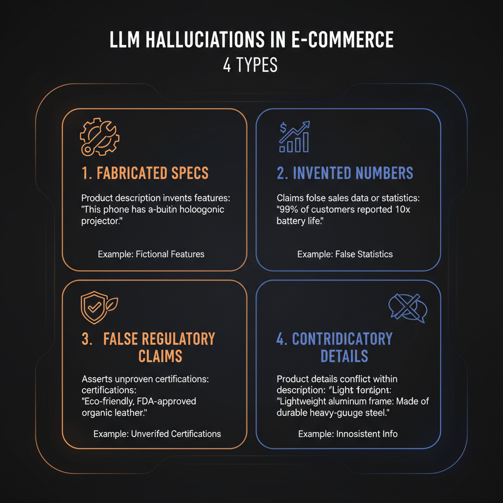 LLM Hallucination Types in E-Commerce