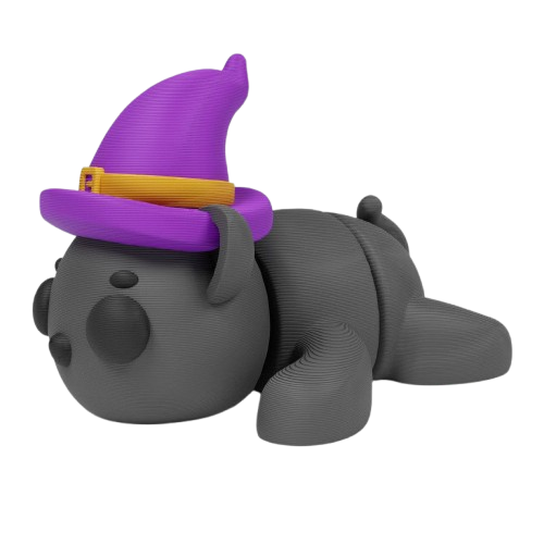 Flexi Halloween Cat β custom 3D printed in Dubai by RiaanPrintz
