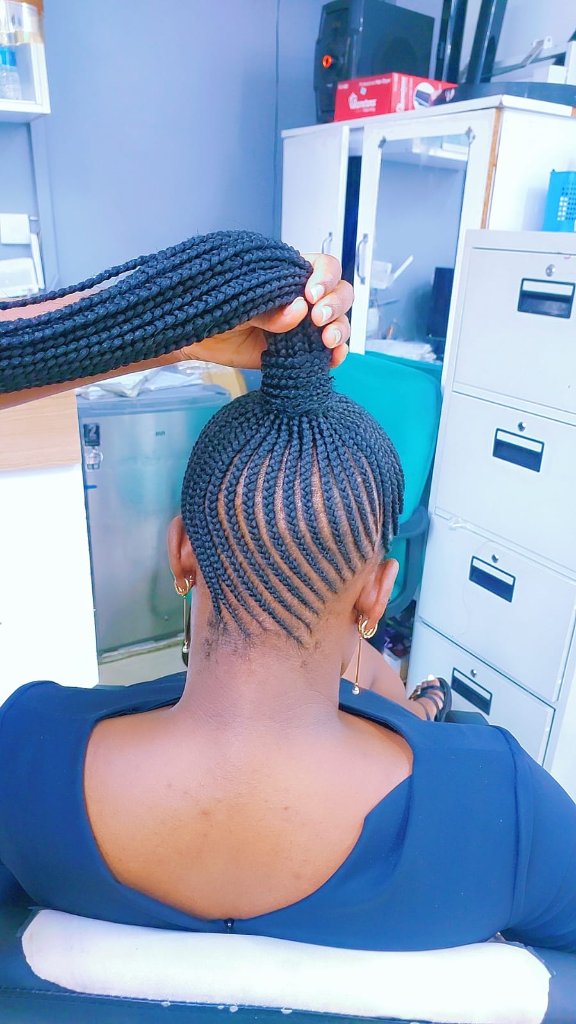 Cornrow style 45