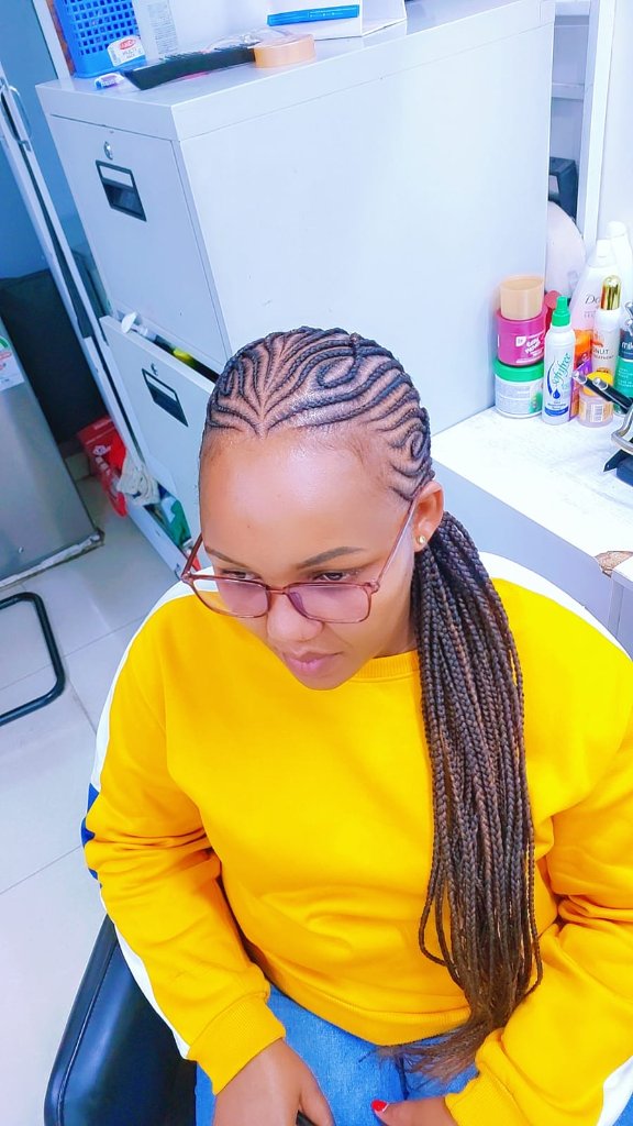 Cornrow style 18