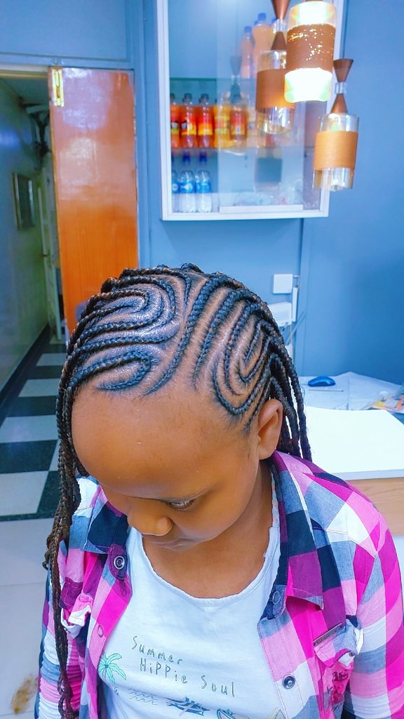 Cornrow style 69