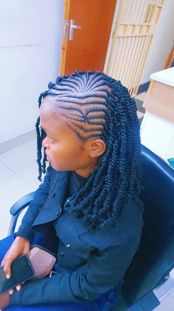 Cornrow style 59