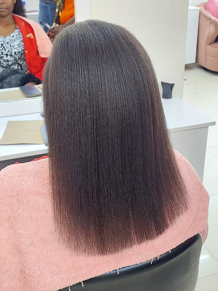 Natural afro hair