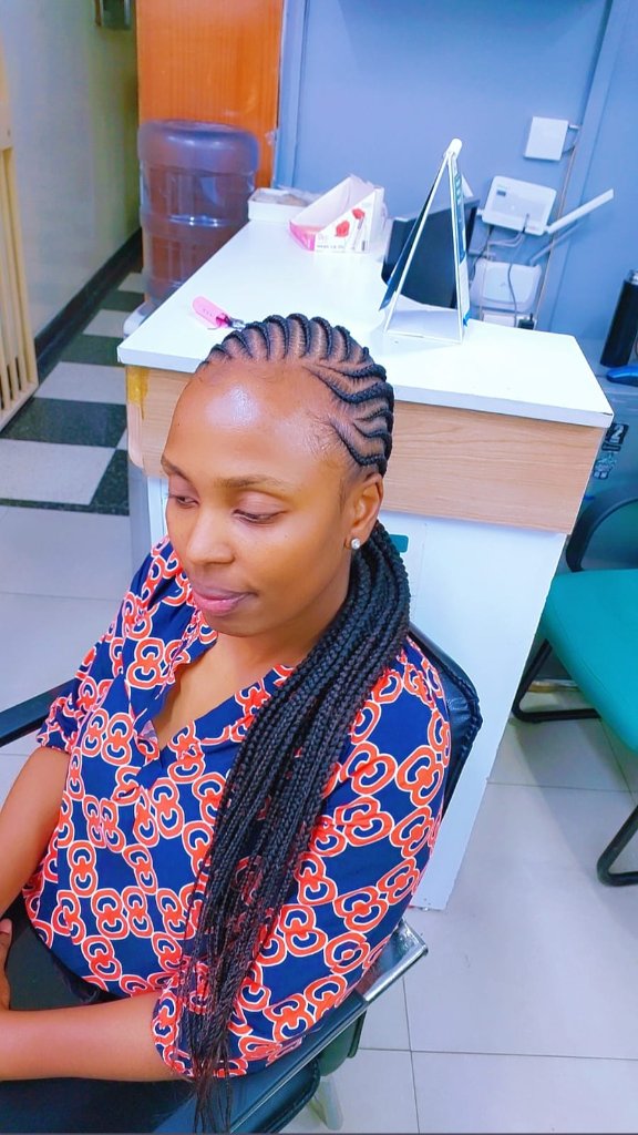 Cornrow style 111