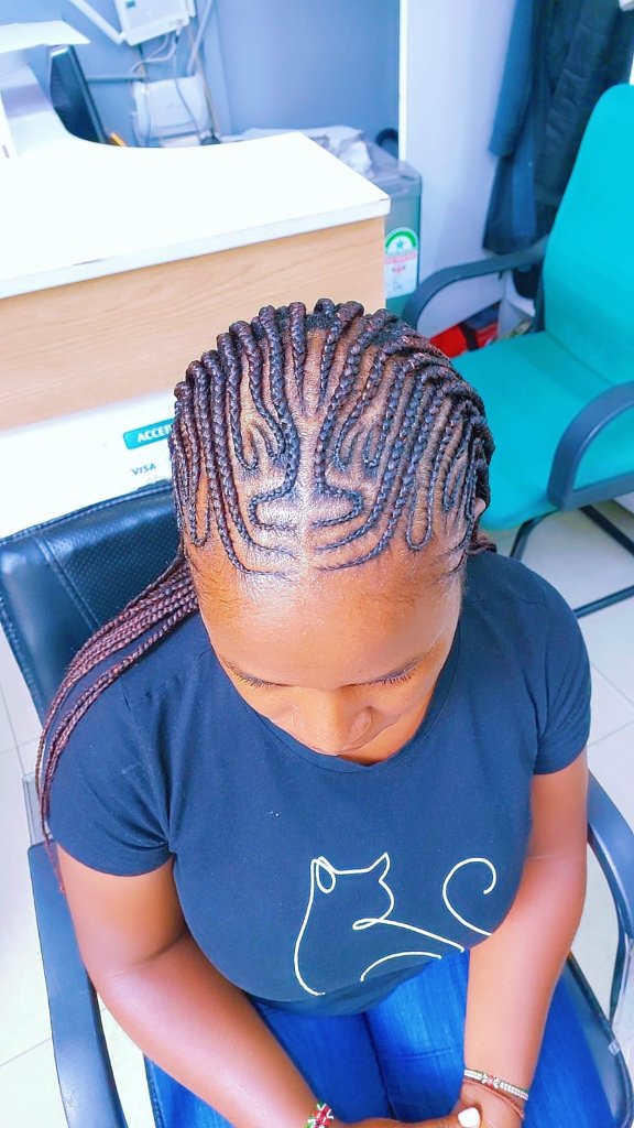 Cornrow style 38