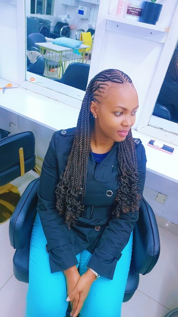 Cornrow style 86