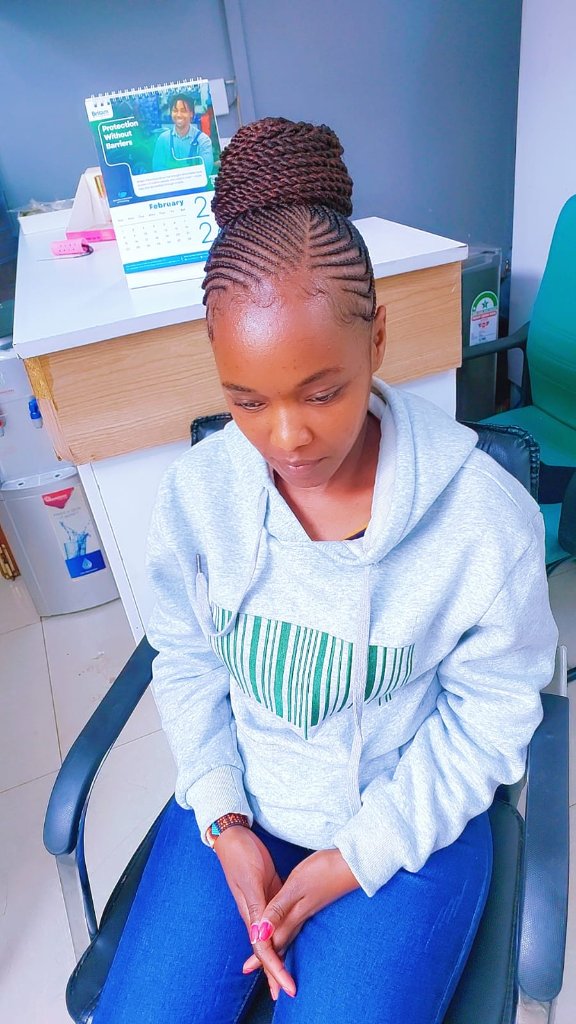 Cornrow style 97