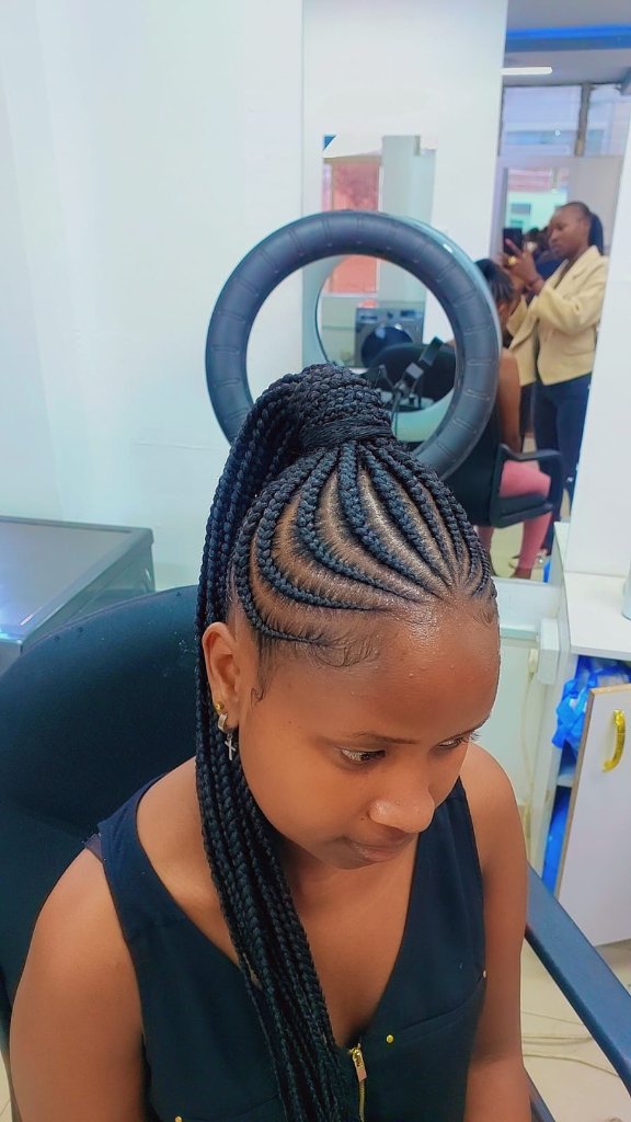Cornrow style 46