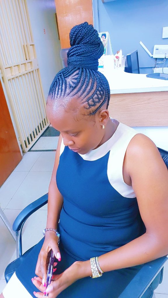 Cornrow style 106