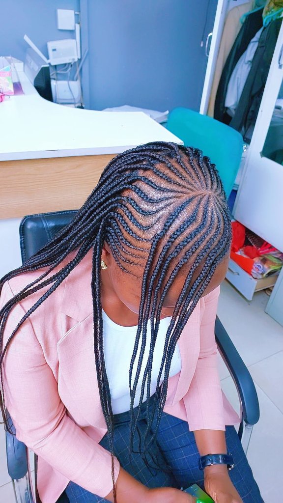 Cornrow style 63