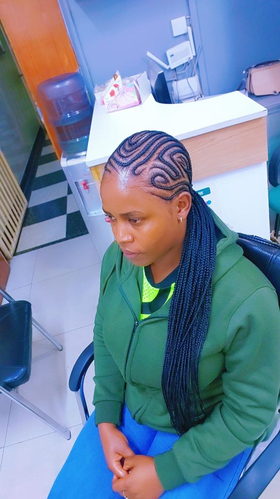 Cornrow style 79