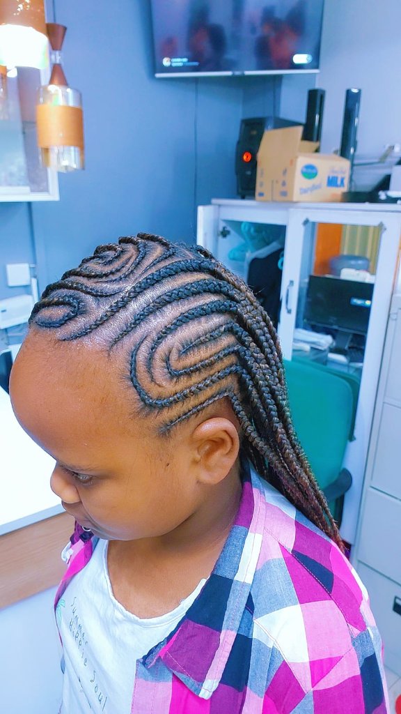 Cornrow style 73