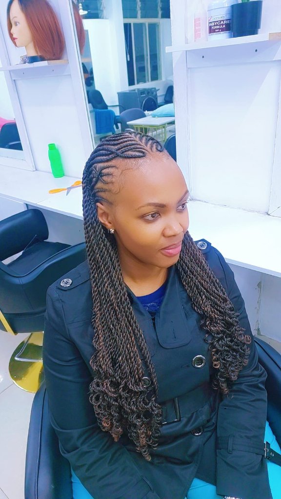 Cornrow style 128