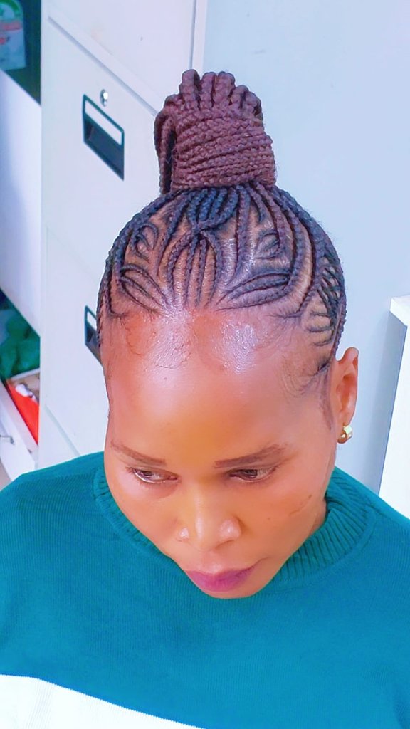 Cornrow style 88
