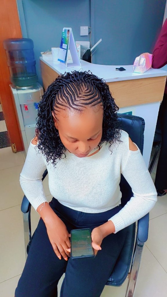 Cornrow style 95
