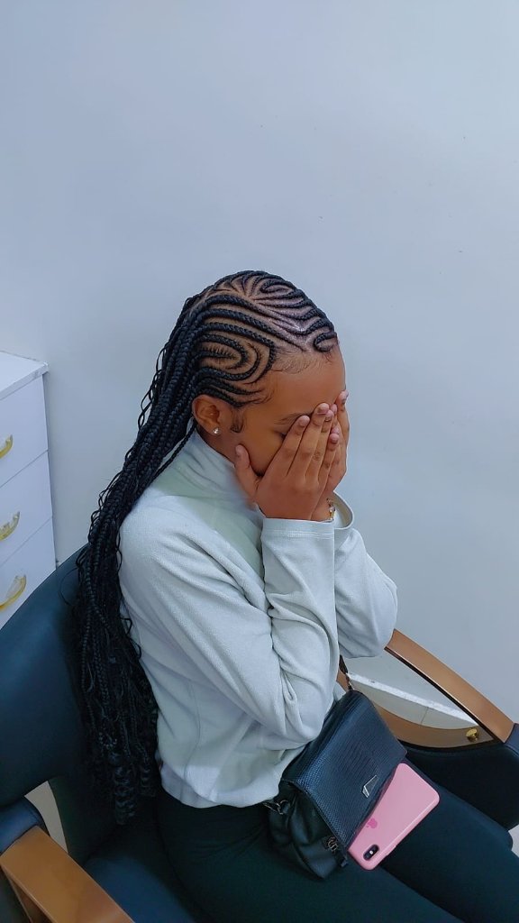 Cornrow style 129