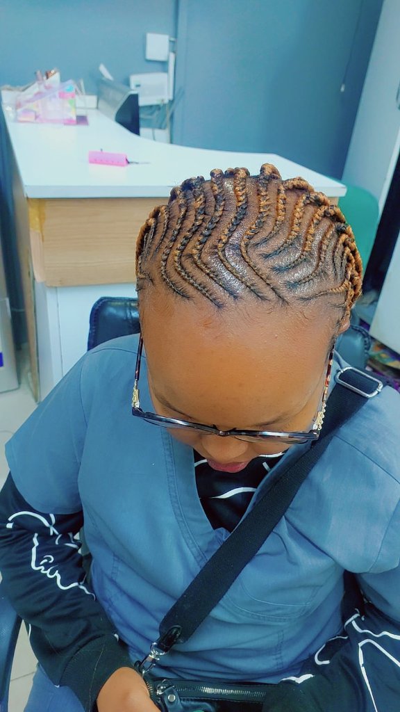 Cornrow style 72
