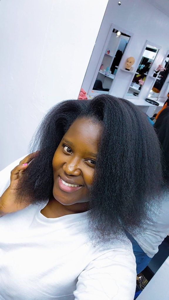 Natural hair style