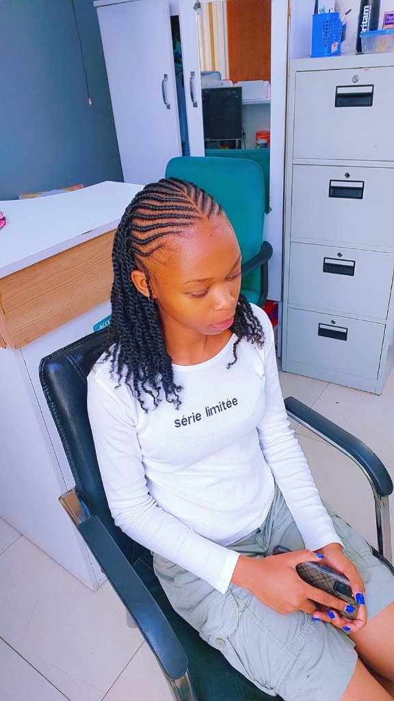 Cornrow style 78