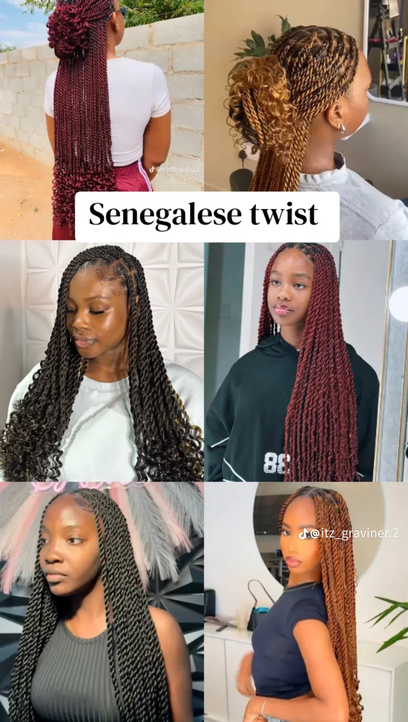 Senegalese twist styling — protective styling showcase