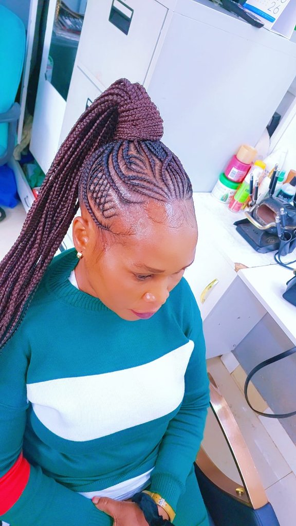 Cornrow style 120