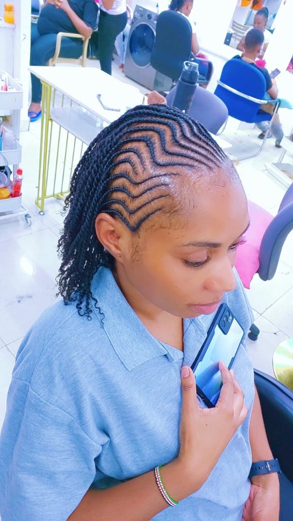 Cornrow style 17