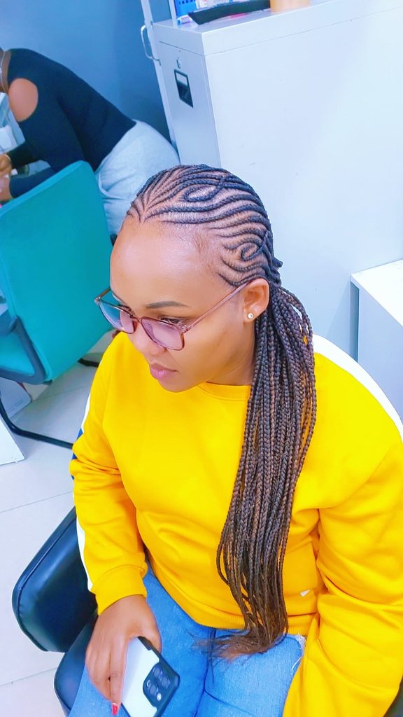 Cornrow style 6