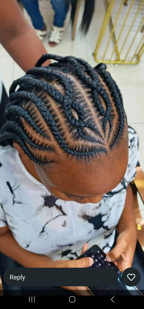 Cornrow style 3