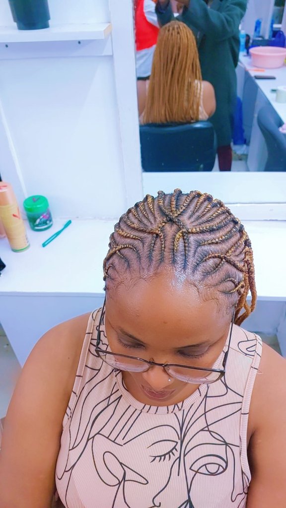 Cornrow style 26