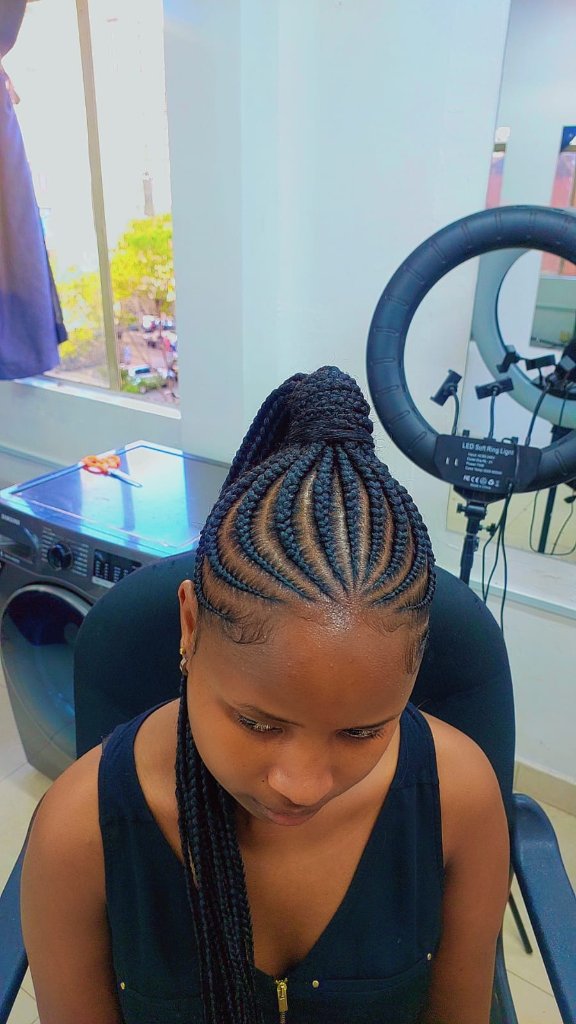 Cornrow style 54