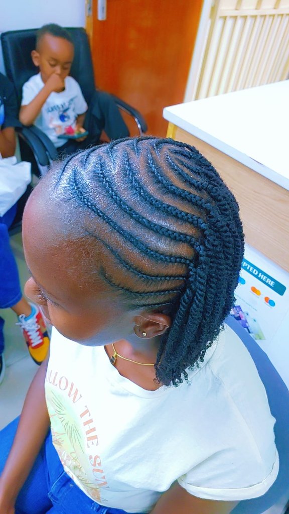 Cornrow style 71