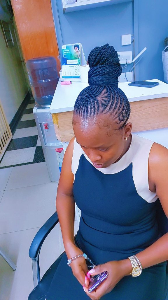 Cornrow style 103