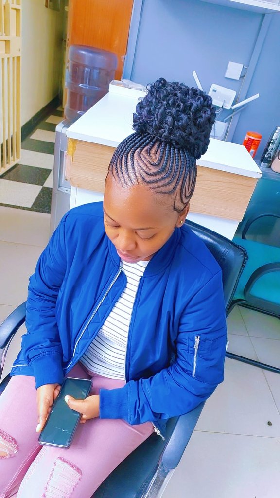 Cornrow style 2