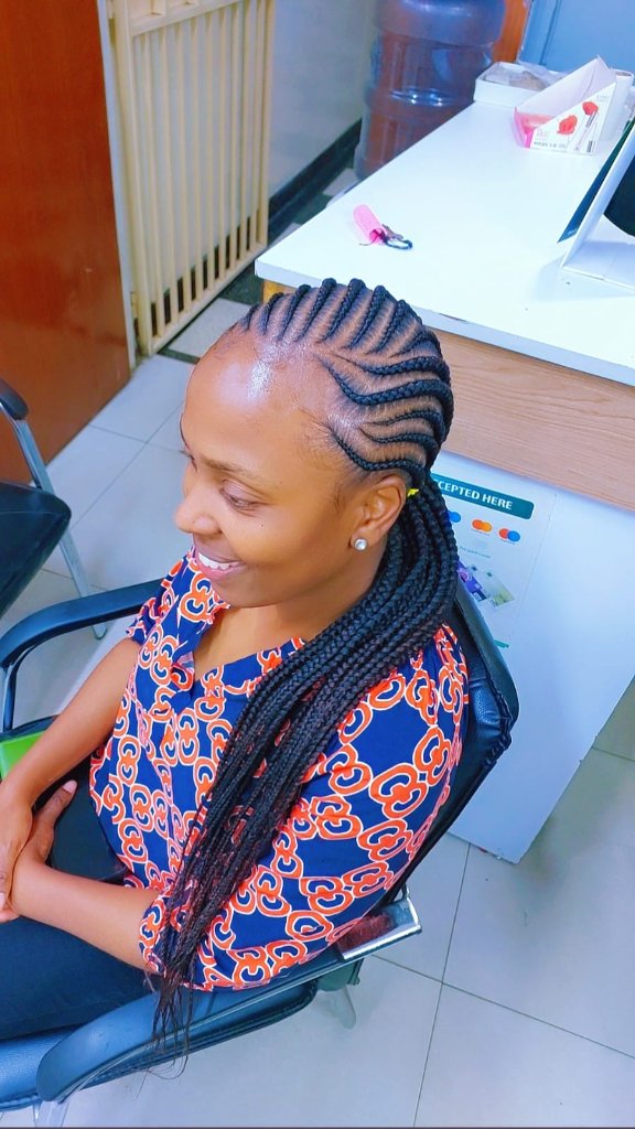 Cornrow style 109