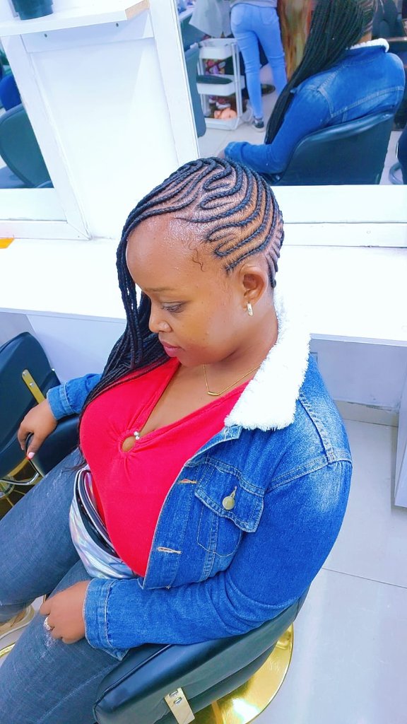 Cornrow style 76