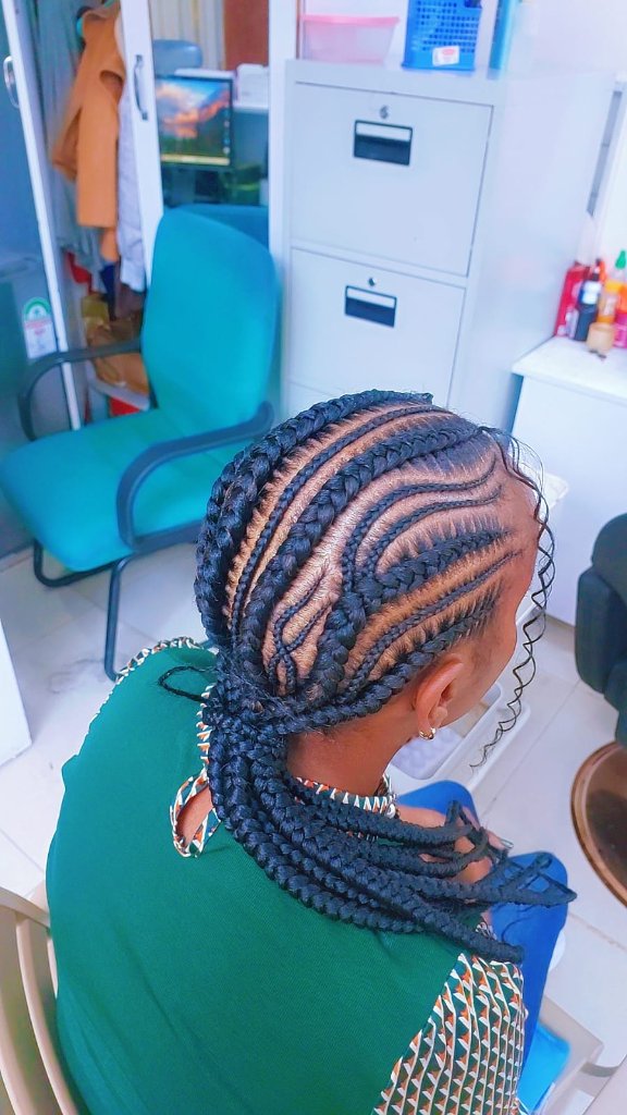 Cornrow style 22