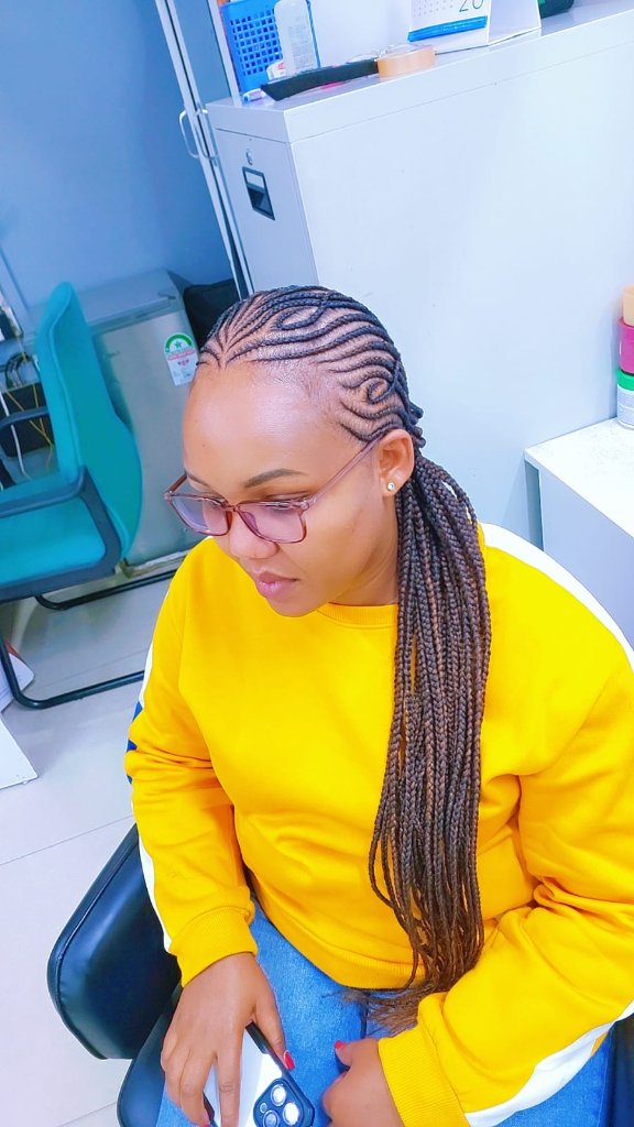Cornrow style 83