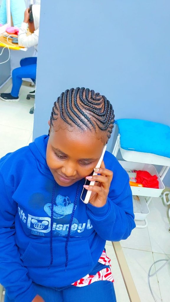 Cornrow style 130