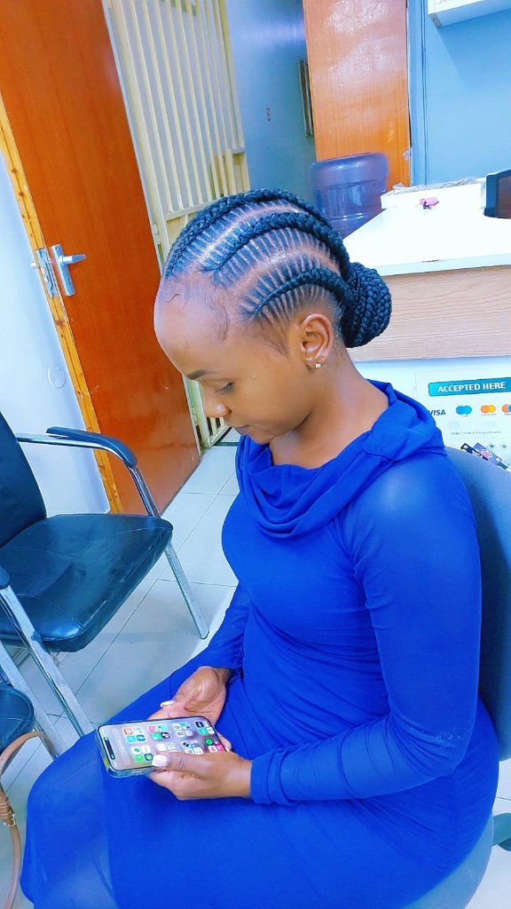 Cornrow style 116