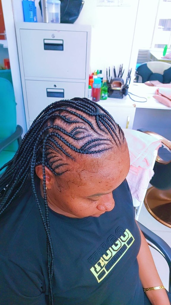 Cornrow style 35