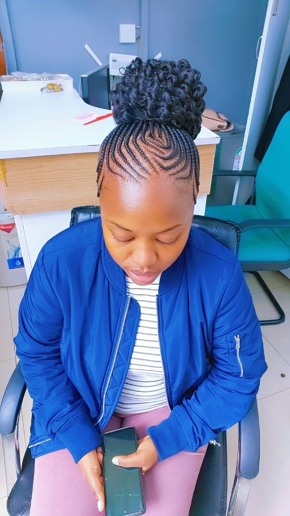 Cornrow style 7