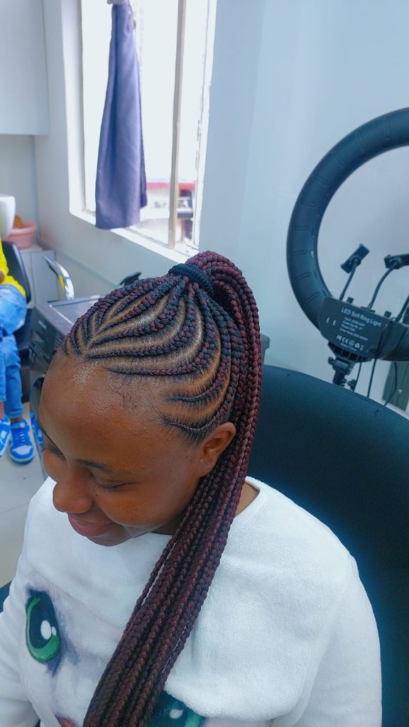 Cornrow style 47