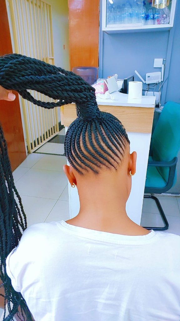 Cornrow style 61