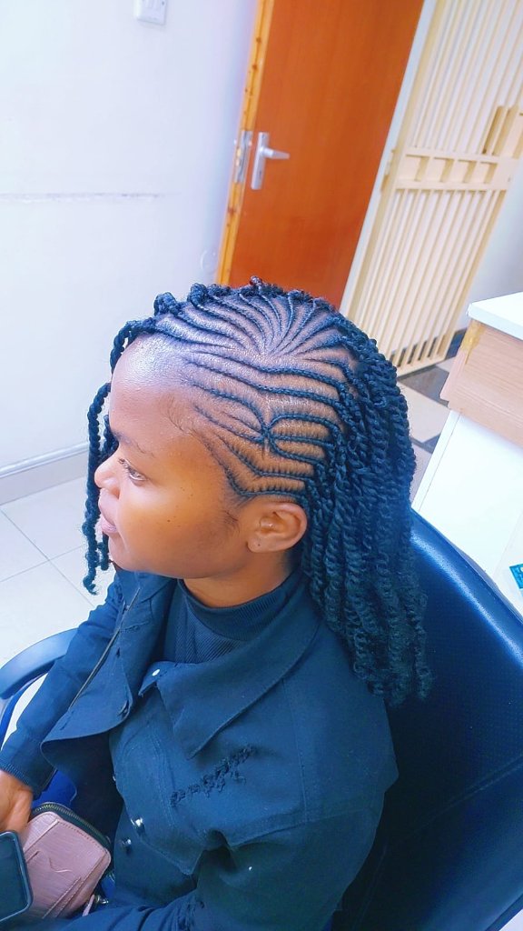 Cornrow style 58