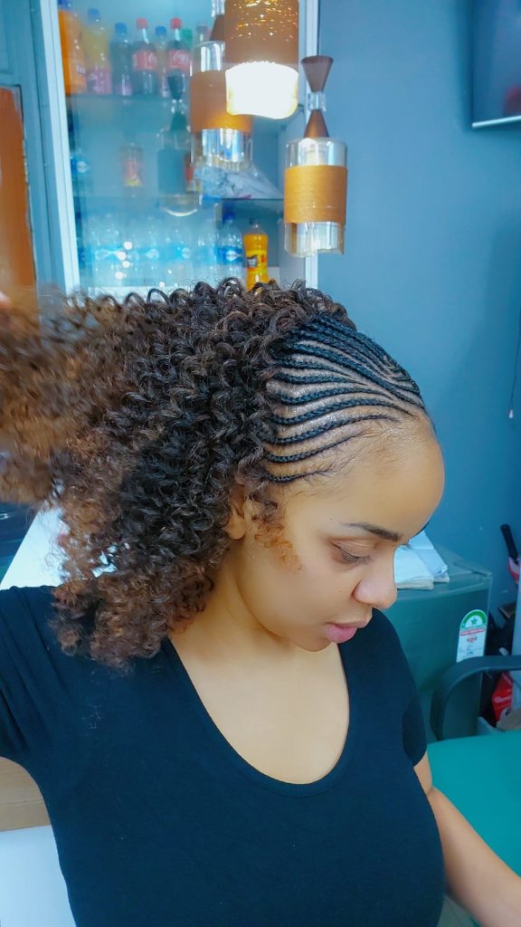 Cornrow style 29