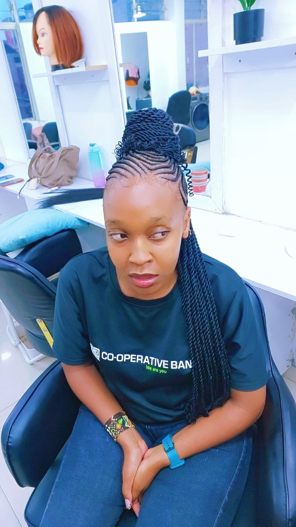 Cornrow style 119