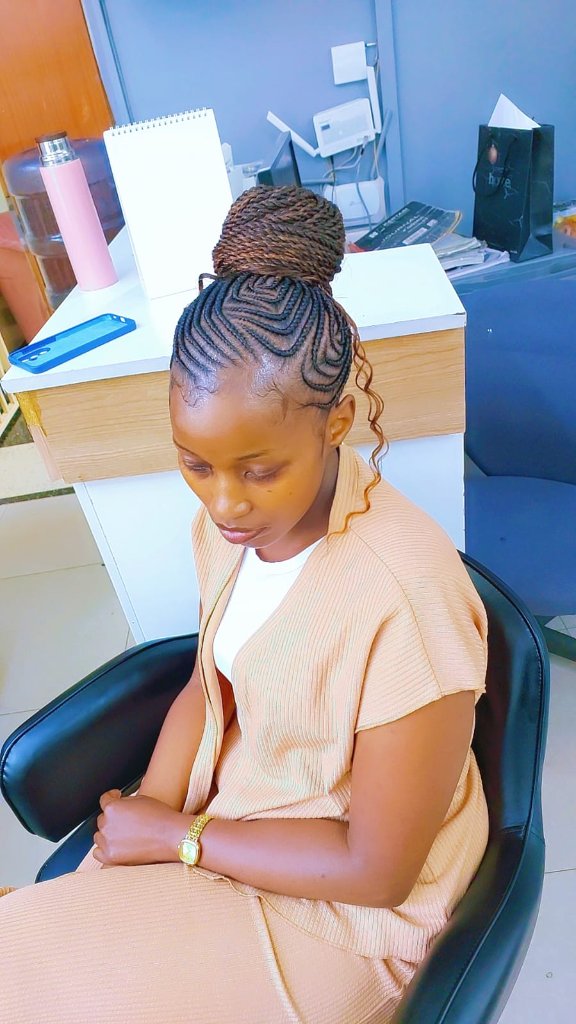 Cornrow style 93